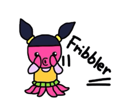 Octopus-rabbit sticker #6936145