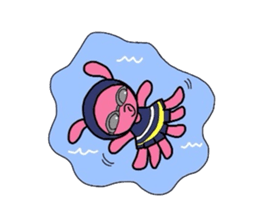 Octopus-rabbit sticker #6936148