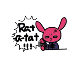 Octopus-rabbit sticker #6936151