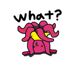 Octopus-rabbit sticker #6936152