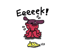 Octopus-rabbit sticker #6936154