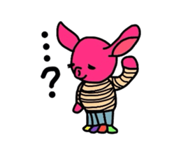 Octopus-rabbit sticker #6936160