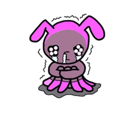 Octopus-rabbit sticker #6936163