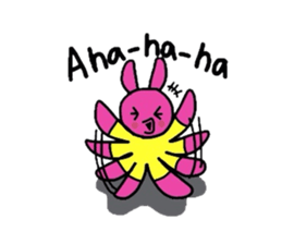 Octopus-rabbit sticker #6936172