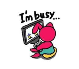 Octopus-rabbit sticker #6936173