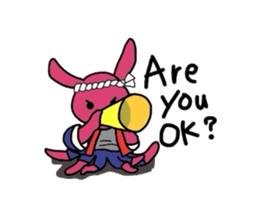 Octopus-rabbit sticker #6936174