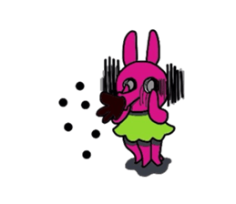 Octopus-rabbit sticker #6936175