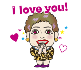 Cute and Sexy Osaka Mrs English version sticker #6936336