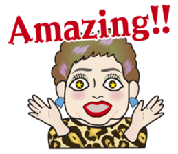 Cute and Sexy Osaka Mrs English version sticker #6936340