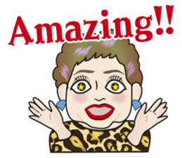 Cute and Sexy Osaka Mrs English version sticker #6936340