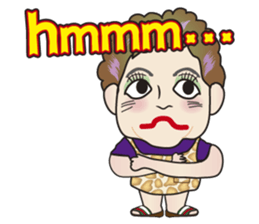 Cute and Sexy Osaka Mrs English version sticker #6936347