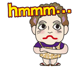 Cute and Sexy Osaka Mrs English version sticker #6936347