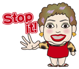 Cute and Sexy Osaka Mrs English version sticker #6936348