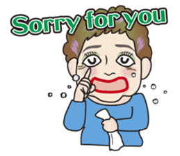 Cute and Sexy Osaka Mrs English version sticker #6936349