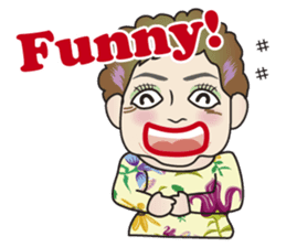 Cute and Sexy Osaka Mrs English version sticker #6936350