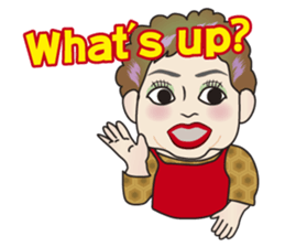 Cute and Sexy Osaka Mrs English version sticker #6936351