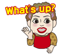 Cute and Sexy Osaka Mrs English version sticker #6936351