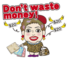 Cute and Sexy Osaka Mrs English version sticker #6936359