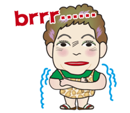 Cute and Sexy Osaka Mrs English version sticker #6936371