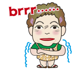 Cute and Sexy Osaka Mrs English version sticker #6936371