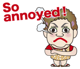 Cute and Sexy Osaka Mrs English version sticker #6936374