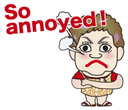 Cute and Sexy Osaka Mrs English version sticker #6936374