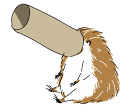 busakawa Hedgehog sticker #6936379