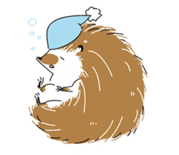 busakawa Hedgehog sticker #6936387