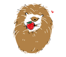 busakawa Hedgehog sticker #6936397