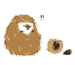 busakawa Hedgehog sticker #6936398