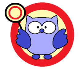 Miss Colorful Owl (English Version) sticker #6936570