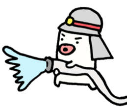 Fire man sticker #6936897