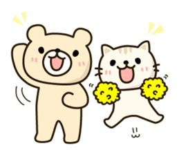 Frends Bear & Cat sticker #6937093