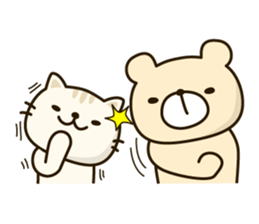 Frends Bear & Cat sticker #6937094
