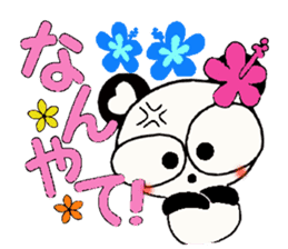 Damper of Hawaii love Panda Kansai grow sticker #6937144