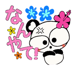 Damper of Hawaii love Panda Kansai grow sticker #6937144