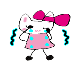 The cat called "Mi-chan" sticker #6937521