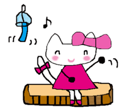 The cat called "Mi-chan" sticker #6937524