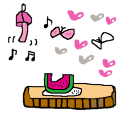 The cat called "Mi-chan" sticker #6937533