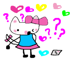 The cat called "Mi-chan" sticker #6937534