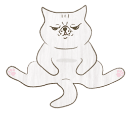 The daily life done freely of funny cat sticker #6937744