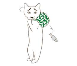 The daily life done freely of funny cat sticker #6937753