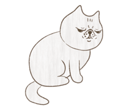 The daily life done freely of funny cat sticker #6937756