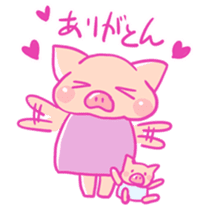 Boo -chan of pig sticker #6937943