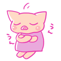 Boo -chan of pig sticker #6937950