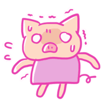 Boo -chan of pig sticker #6937951