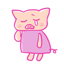 Boo -chan of pig sticker #6937962
