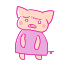 Boo -chan of pig sticker #6937965
