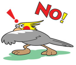 Funny Cockatiel_Normal Color sticker #6938217