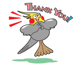 Funny Cockatiel_Normal Color sticker #6938218